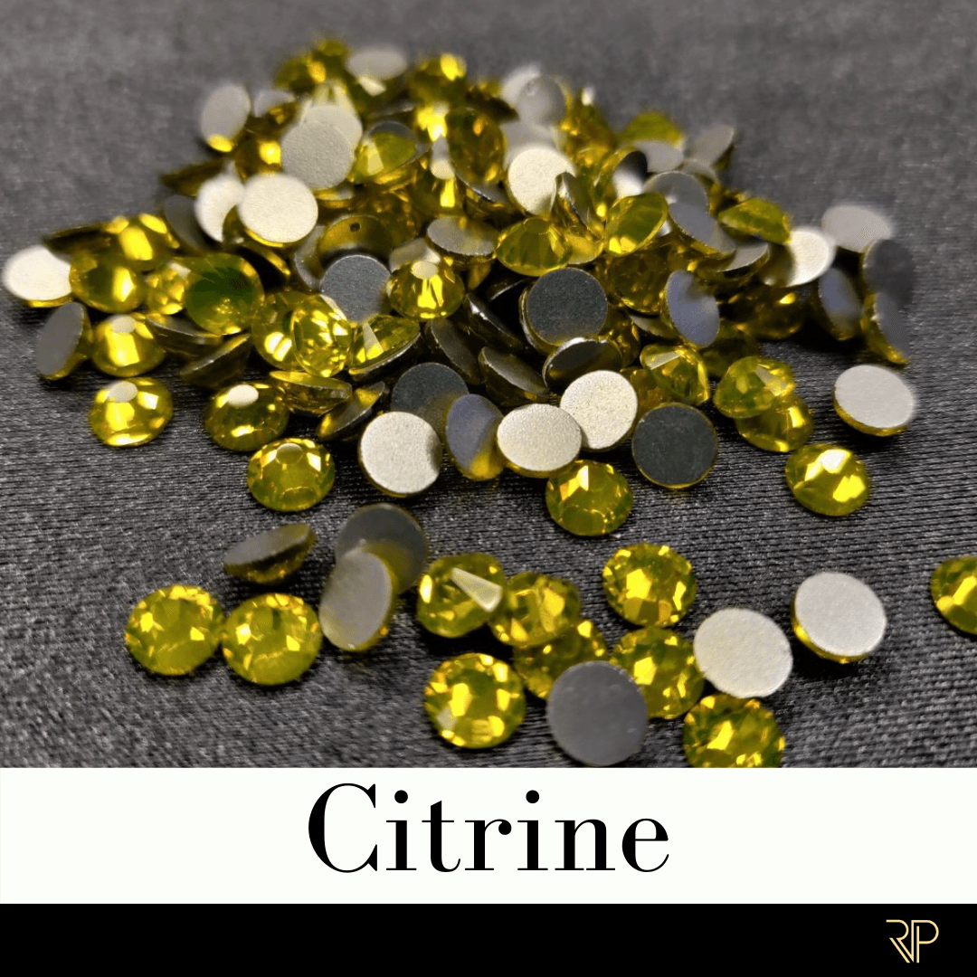 Wholesale Glass Rhinestones - Citrine