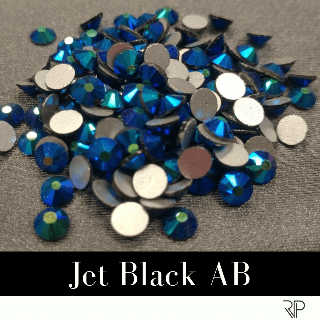 Jet Black AB Crystal Color Rhinestone (10 Gross Pack)