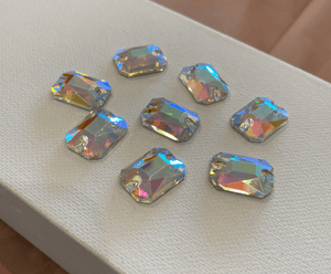 Emerald Cut Rectangle Sew-On Rhinestones - The Rhinestone Place