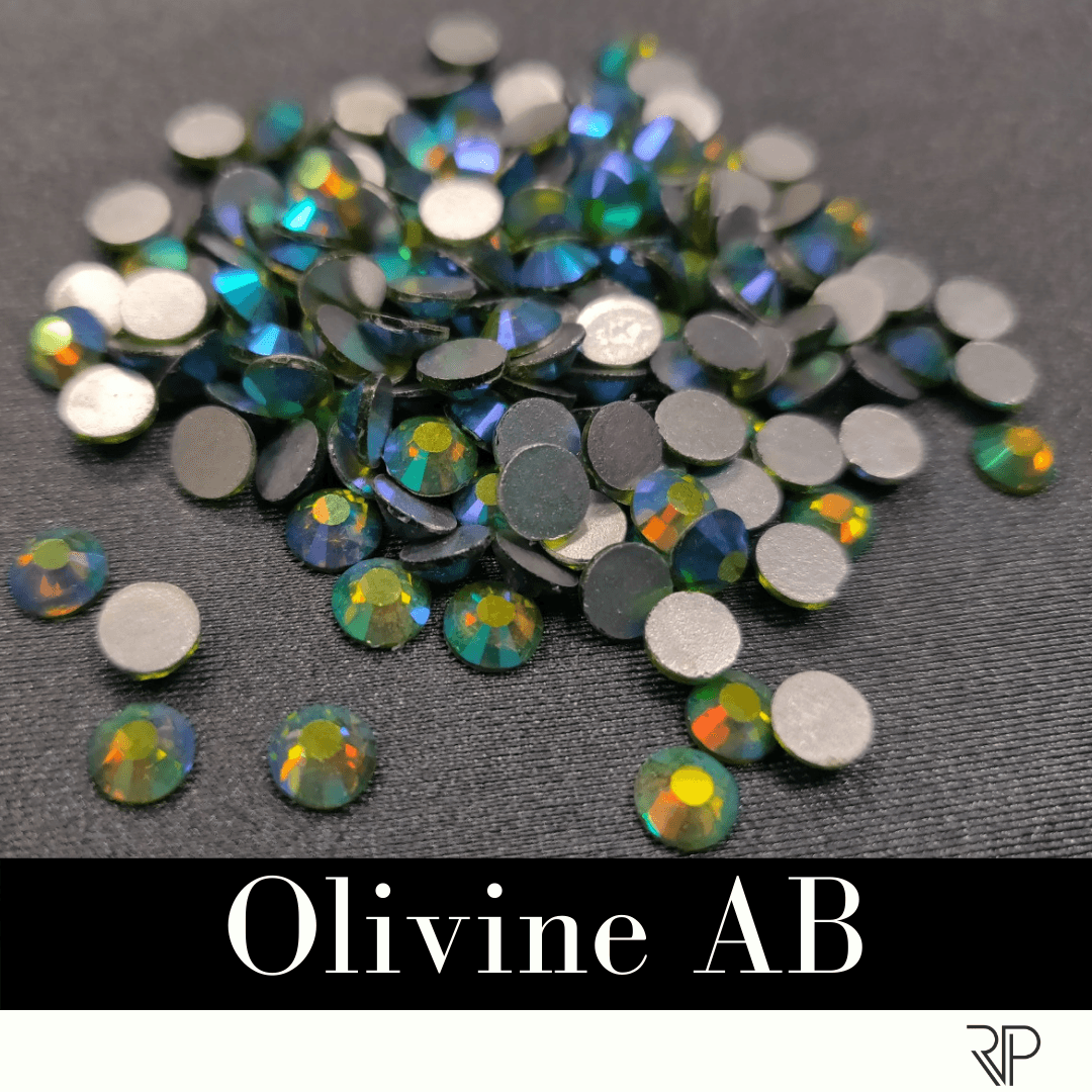 Olivine AB Crystal Color Rhinestone (10 Gross Pack) - The Rhinestone Place
