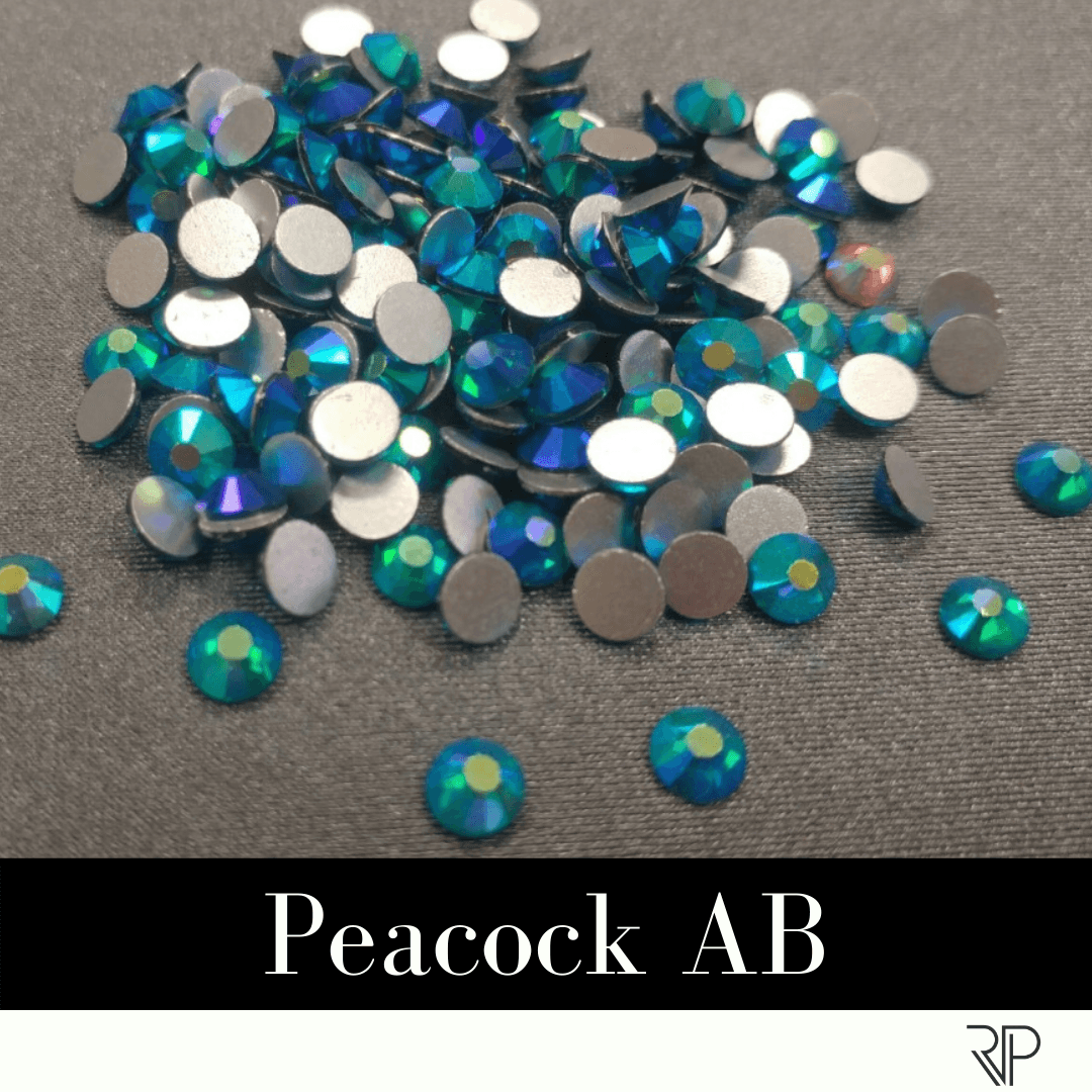 Peacock AB Crystal Color Rhinestone (10 Gross Pack) - The Rhinestone Place
