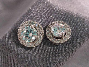 14mm Halo Earring - The Rhinestone Place