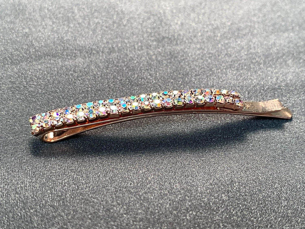 2 Row Rhinestone Bobby Pin - The Rhinestone Place