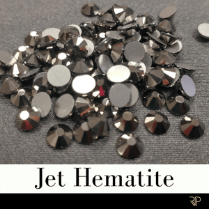 Jet Hematite Crystal Color Rhinestone (10 Gross Pack) - The Rhinestone Place